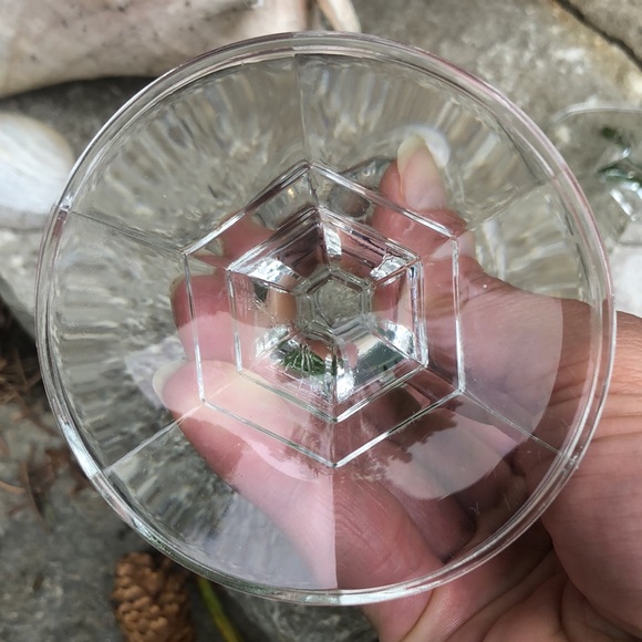 (2)Glass Candle Holders-Clear-4in tall - Picture 13 of 16